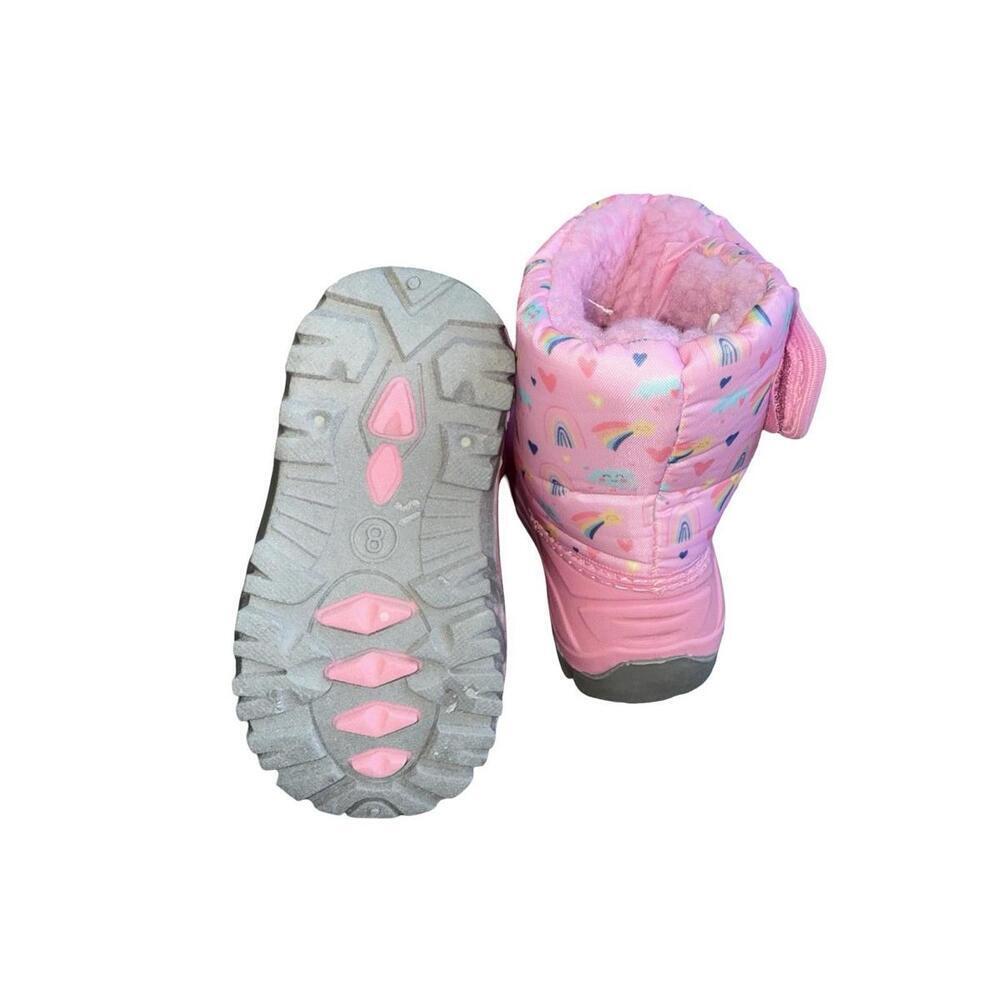 US Sports Pink Boots For Kids Girl Size 8. New Without Box - Picture 5 of 5
